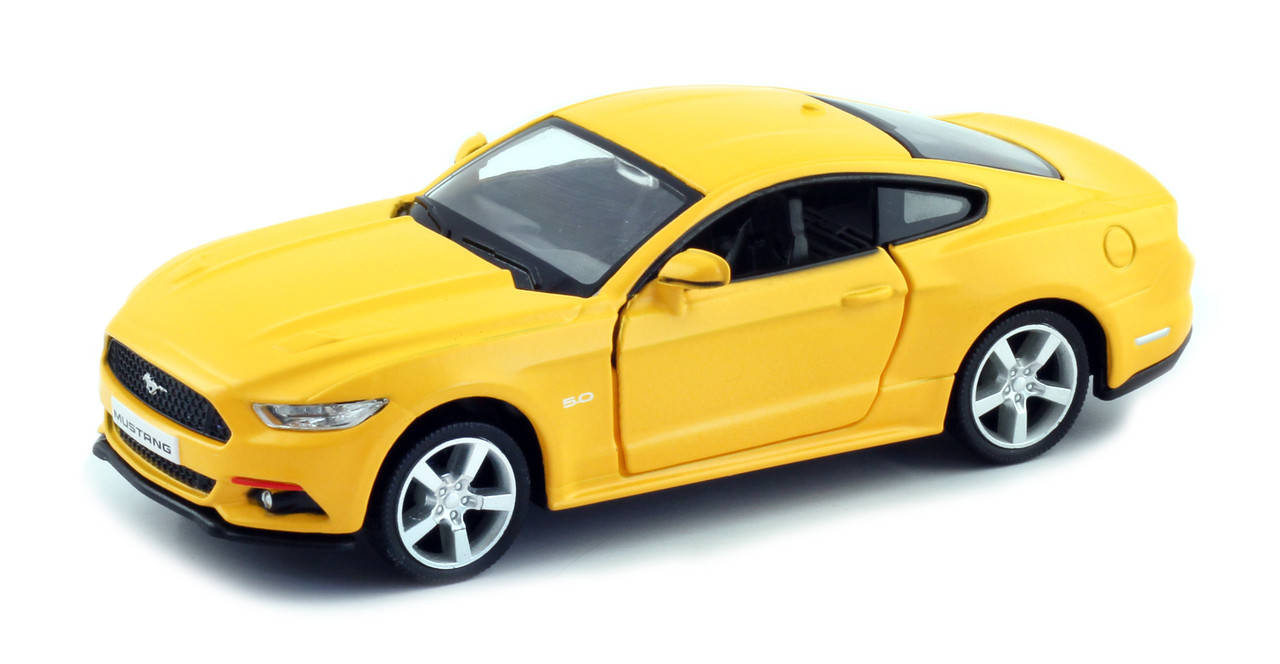 

Машинка металлическая Uni-Fortune "FORD MUSTANG 2015" (554029M(B)), желтая матовая, Желтый