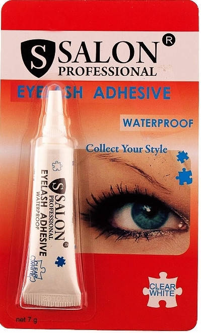 

Клей для вій 7 г SALON Clear White прозорий