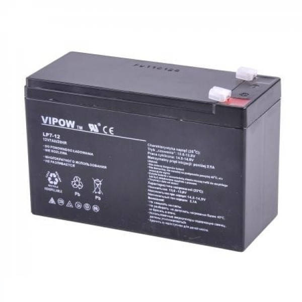 

Аккумулятор гелевый 12V 7.0Ah Vipow