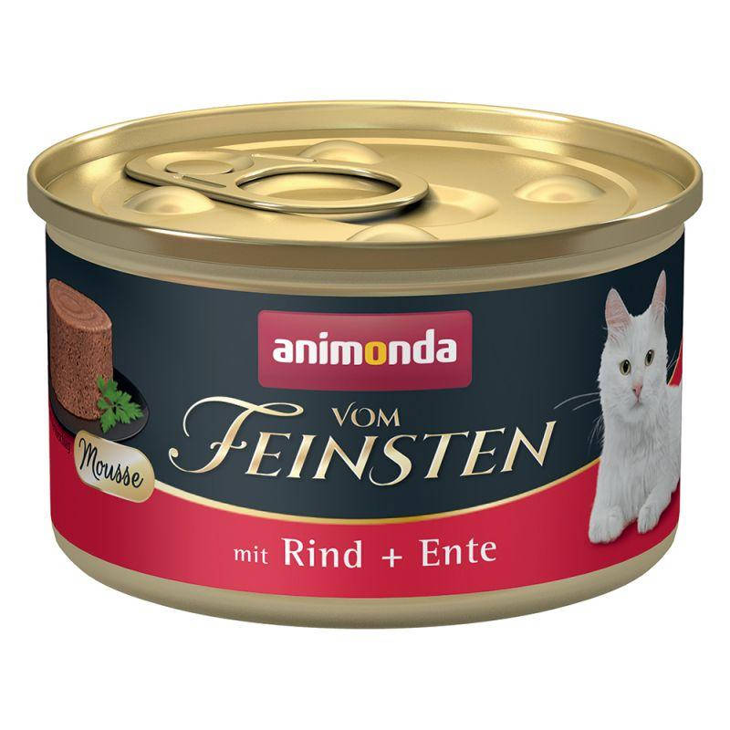 

Animonda vom feinsten adult мусс для котов говядина и утка 85г