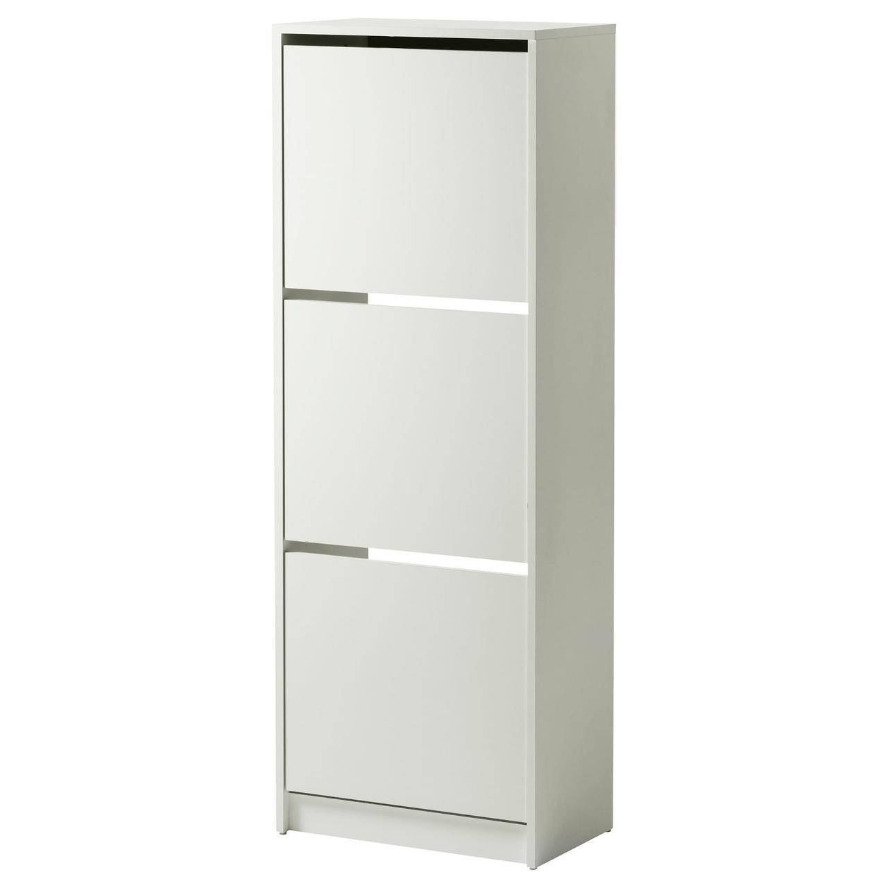 

IKEA BISSA Шкаф для обуви, белый (102.427.39)