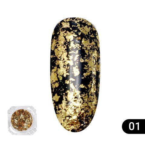 

Втирка для ногтей Global Fashion color foil 01 K175