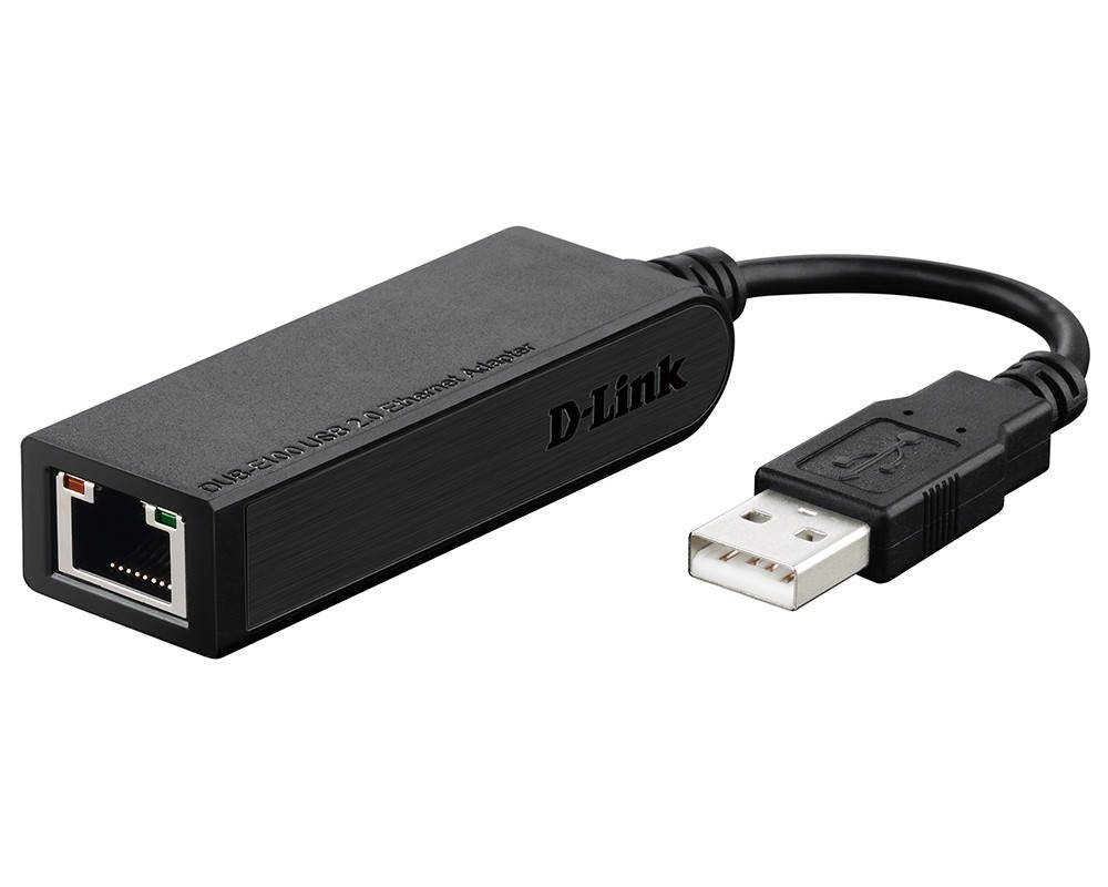 

Сетевой проводной адаптер D-Link DUB-E100 Rev.D1 USB 2.0 10/100 Fast Ethernet