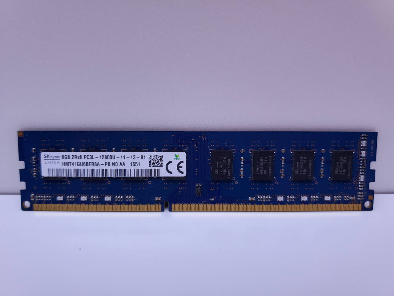 

Оперативная память Hynix DDR3 8Gb PC3-12800 / 1600 mhz б/у