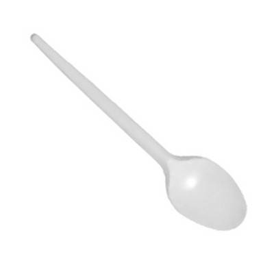 

Ложка разовая столовая(100шт в уп) белая плотный пластик