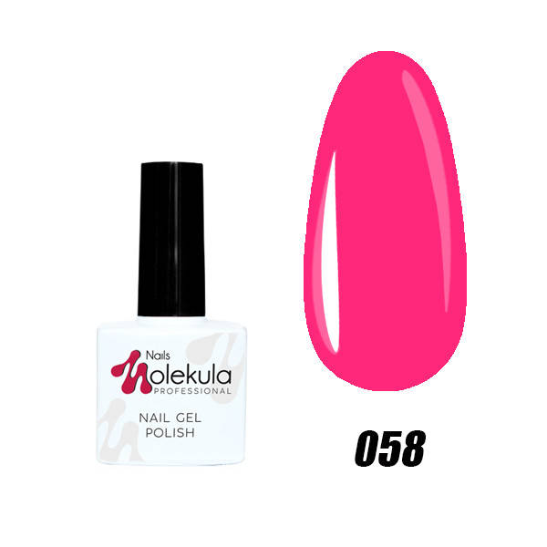

Гель-лак для ногтей Nails Molekula Uv Gel Polish 11 мл, №058 Насыщенно-розовый неоновый