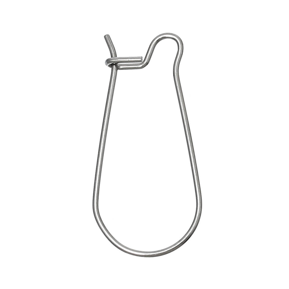 

Швенза с замком, Нержавеющая сталь, Серебряный тон, 25 мм x 12 мм, 0.7 mm, цена за 1 штуку