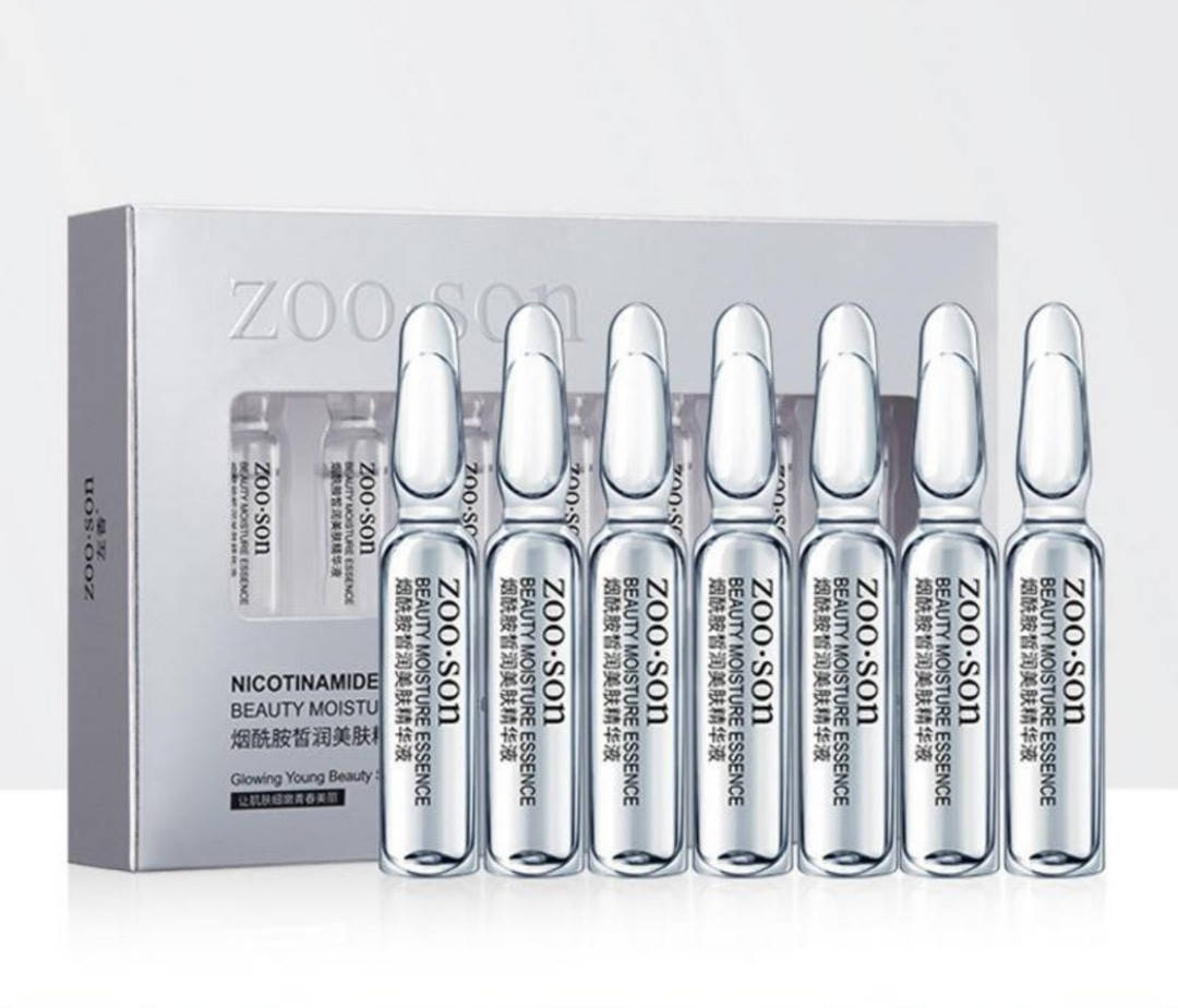 

Эссенции с никотинамидом, цирамидом в ампулах ZOOSON Nicotinamide - набор 7шт*2мл