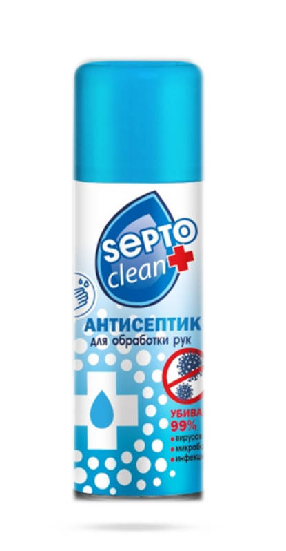 

Антисептик для обработки рук Septo Clean 150 мл