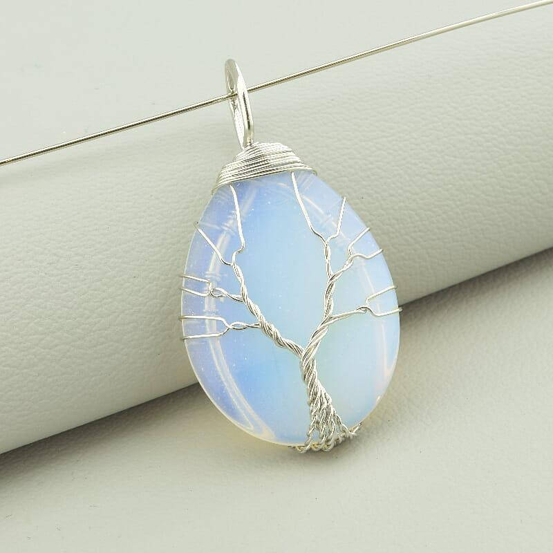 

108351 Кулон Лунный камень 35x25мм.