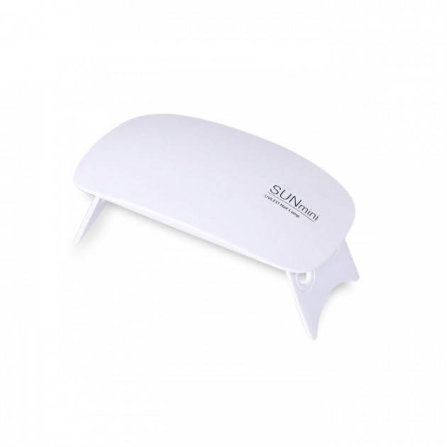 

Лампа сушилка для гель-лака UV LED SUN mini, сушка для ногтей мини Белая, Розовый
