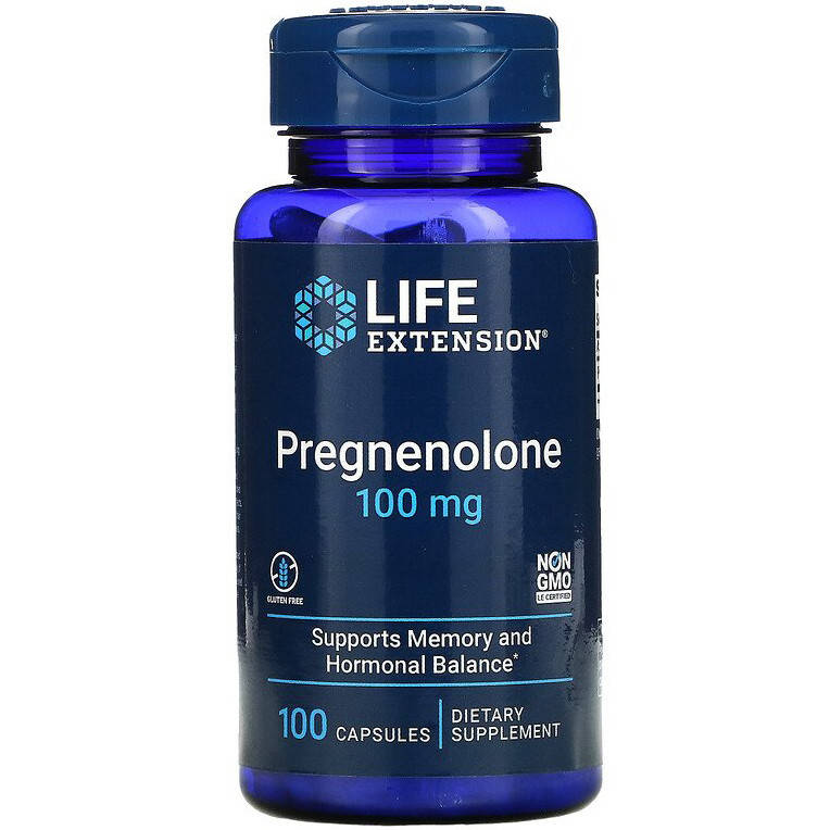 

Прегненолон Life Extension "Pregnenolone" 100 мг (100 капсул)