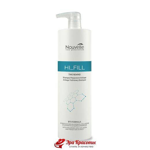 

Шампунь подготовительный антивозрастной Nouvelle Hi_Fill Antiage Preliminary Shampoo, 1000 мл