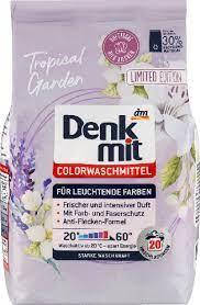 

Стиральный порошок для цветных вещей Denkmit Colorwaschmittel Tropical Garden, 1,3 kg.