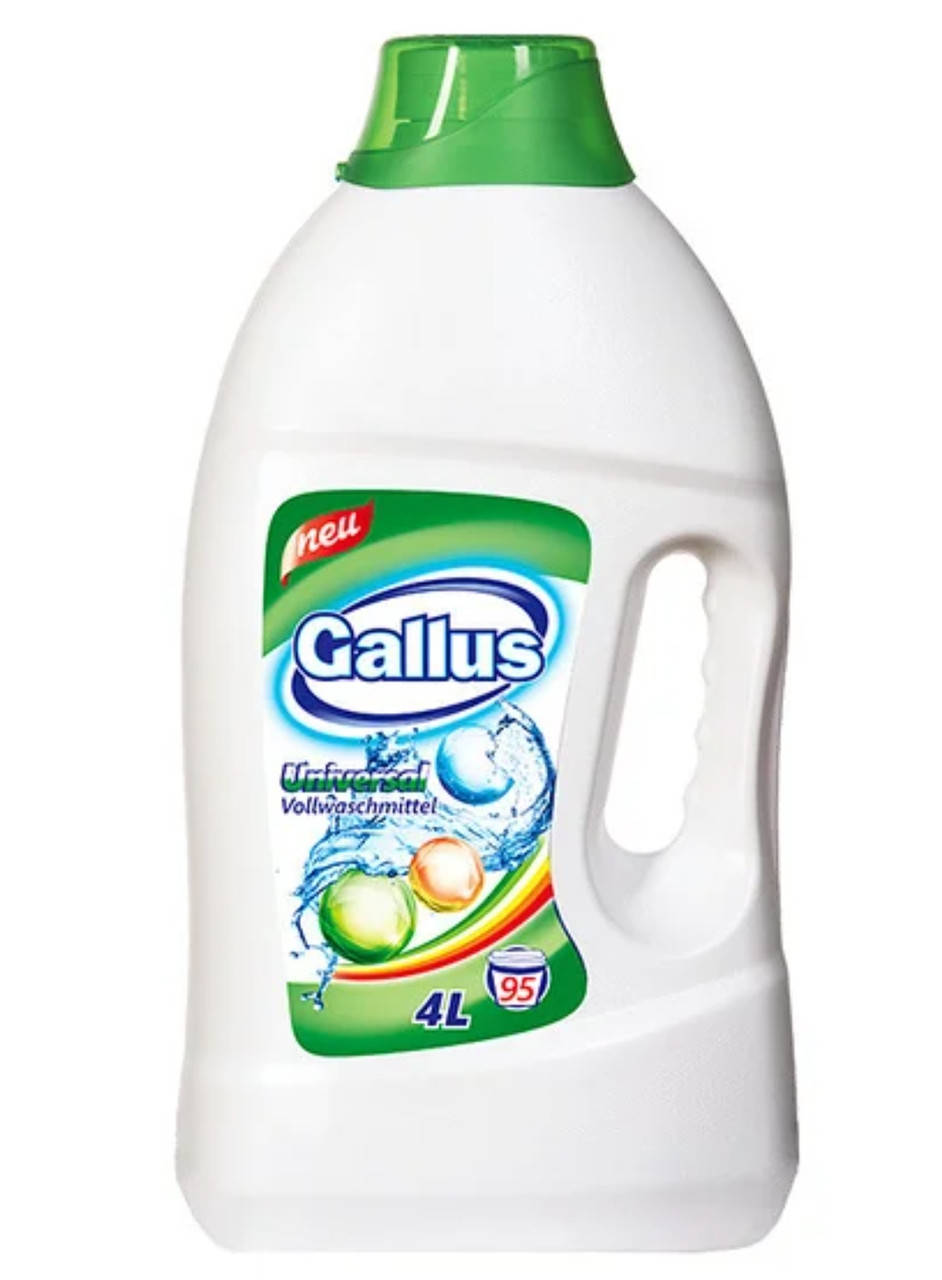 

Гель для стирки Gallus Gel Universal 95 стирок 4L