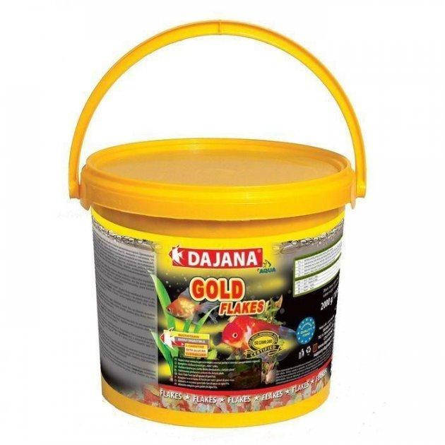 

Корм для золотых рыбок в хлопьях Dajana GOLD FLAKES 5 л/1 кг