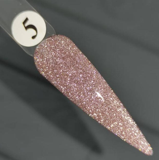 

Гель лак для ногтей Sweet Nails светоотражающий бежевый №5 8мл