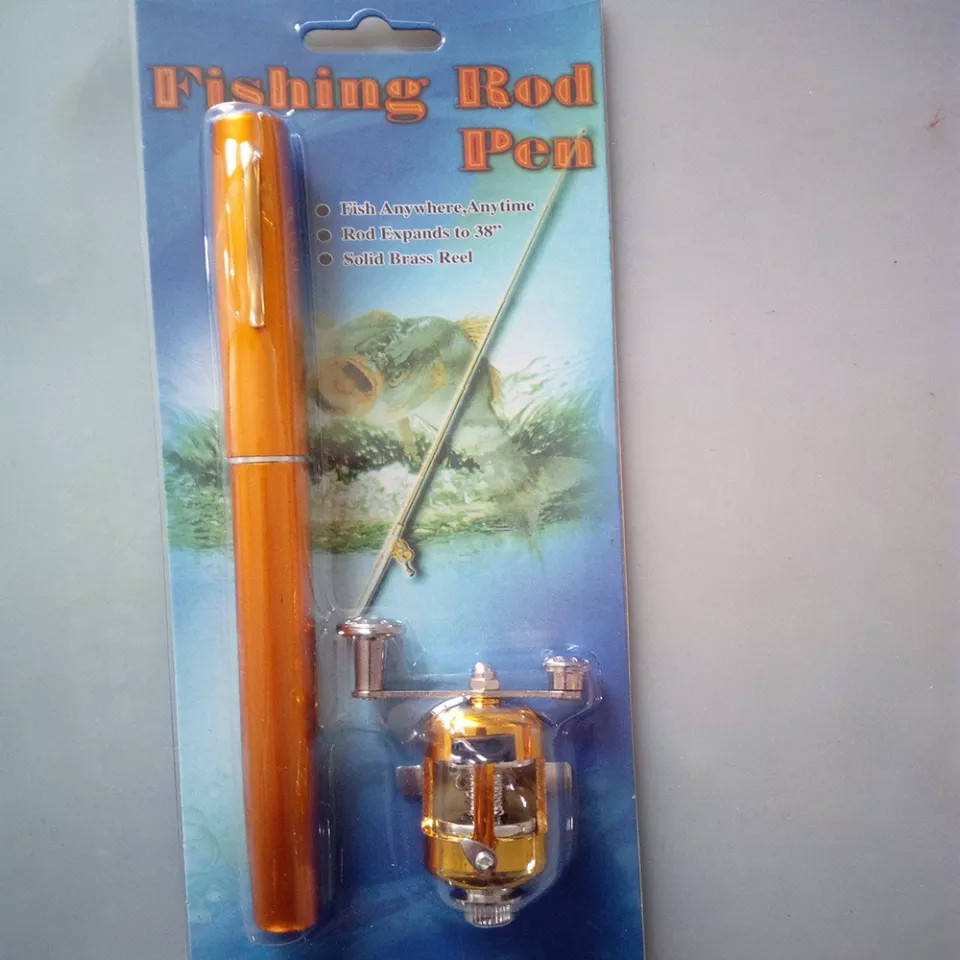 

Складная мини удочка 21-93 см Fishing Rod In Pen Case Gold