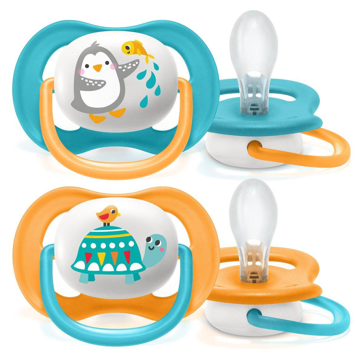 

Пустышка Philips Avent Ultra Air Boy "Animal", силикон, 6-18 м, 2 шт