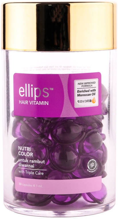 

Витамины для волос "Сияние цвета" Ellips Hair Vitamin Nutri Color With Triple Care