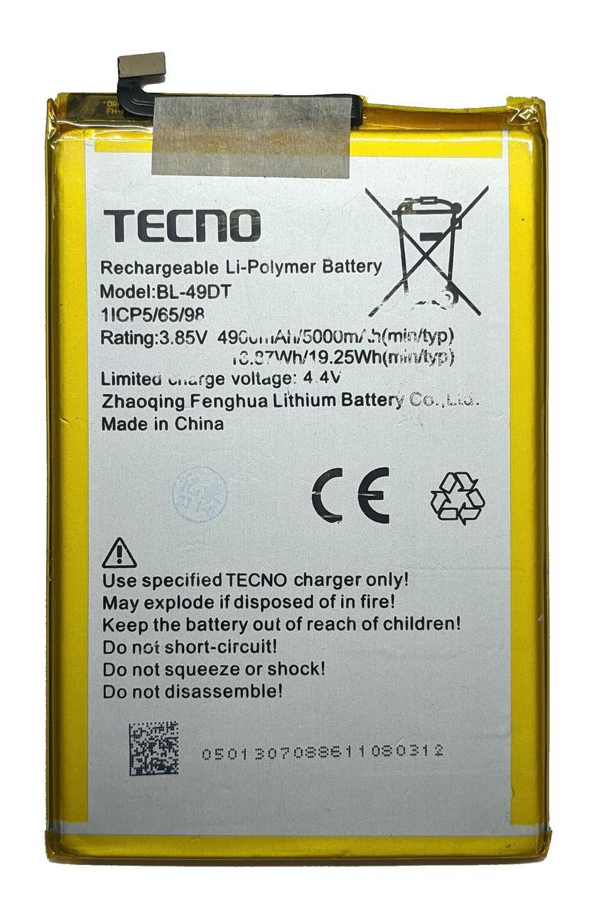 

Аккумулятор Tecno 2 PRO Pouvoir 1 / 2 BL-49DT