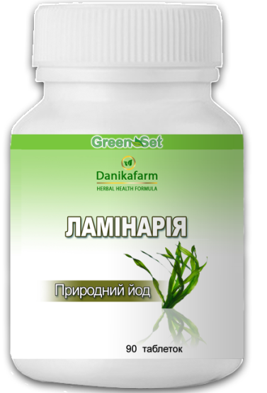 

Ламинария — Природный йод (Danikafarm) 90таб.