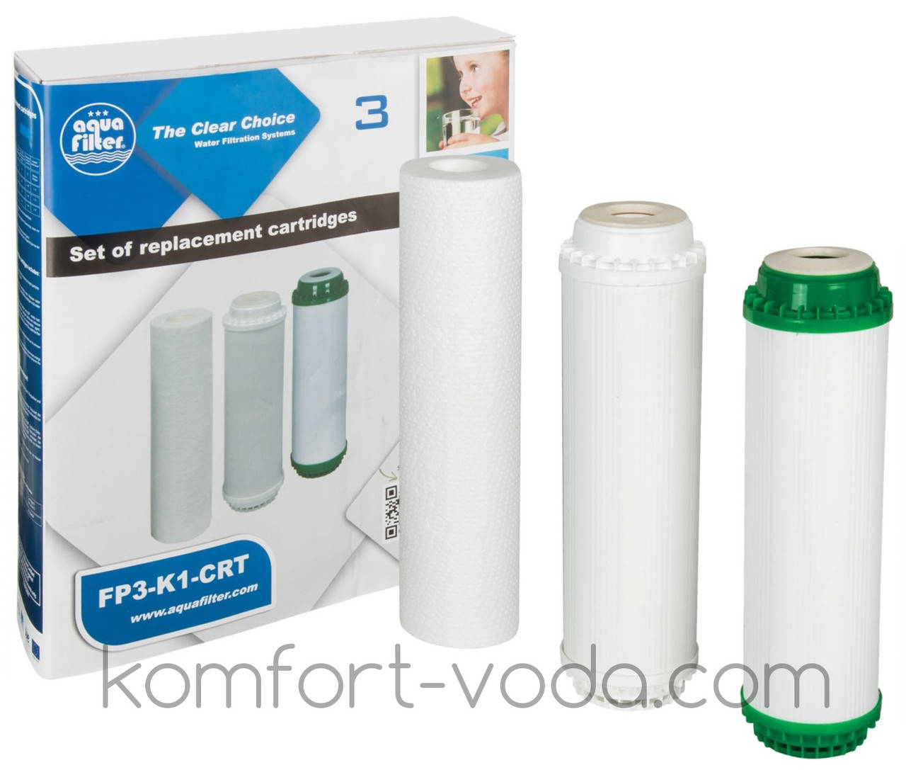 

Комплект картриджей Aquafilter FP3-K1-CRT