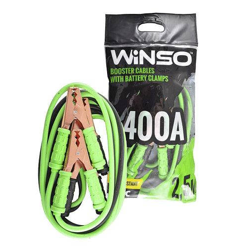 

Провода-прикуриватели WINSO 400А, 2,5м, полиэтиленовый пакет