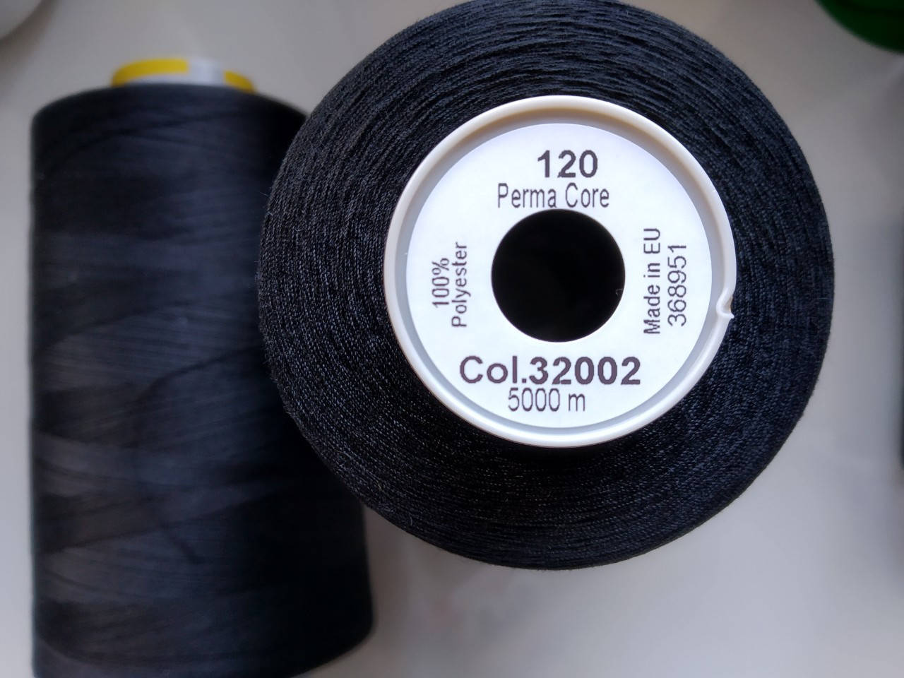 

Нитки армовані Gutermann Perma Core 32002 /120 /5000м чорний, Черный