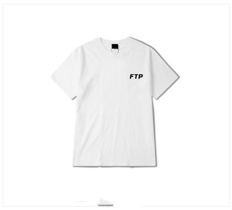 

Футболка FTP (Fuckthepopulation) белая с логотипом, унисекс (мужская, женская, детская)