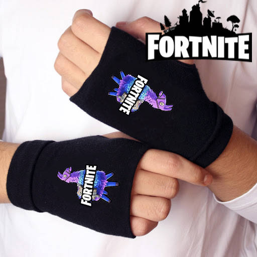 

Митенки-перчатки Фортнайт "Violet Lama" / Fortnite, Черный