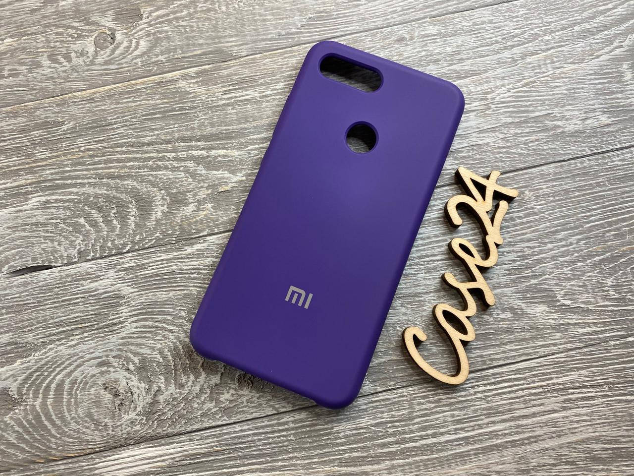 

Чехол Soft touch для Xiaomi Mi 8 Lite (8 цветов) фиолетовый