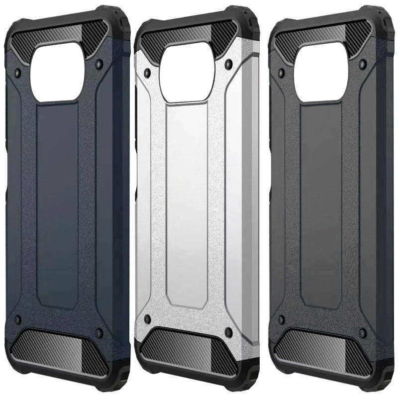 

Бронированный противоударный TPU+PC чехол Immortal для Xiaomi Poco X3 NFC / Poco X3 Pro