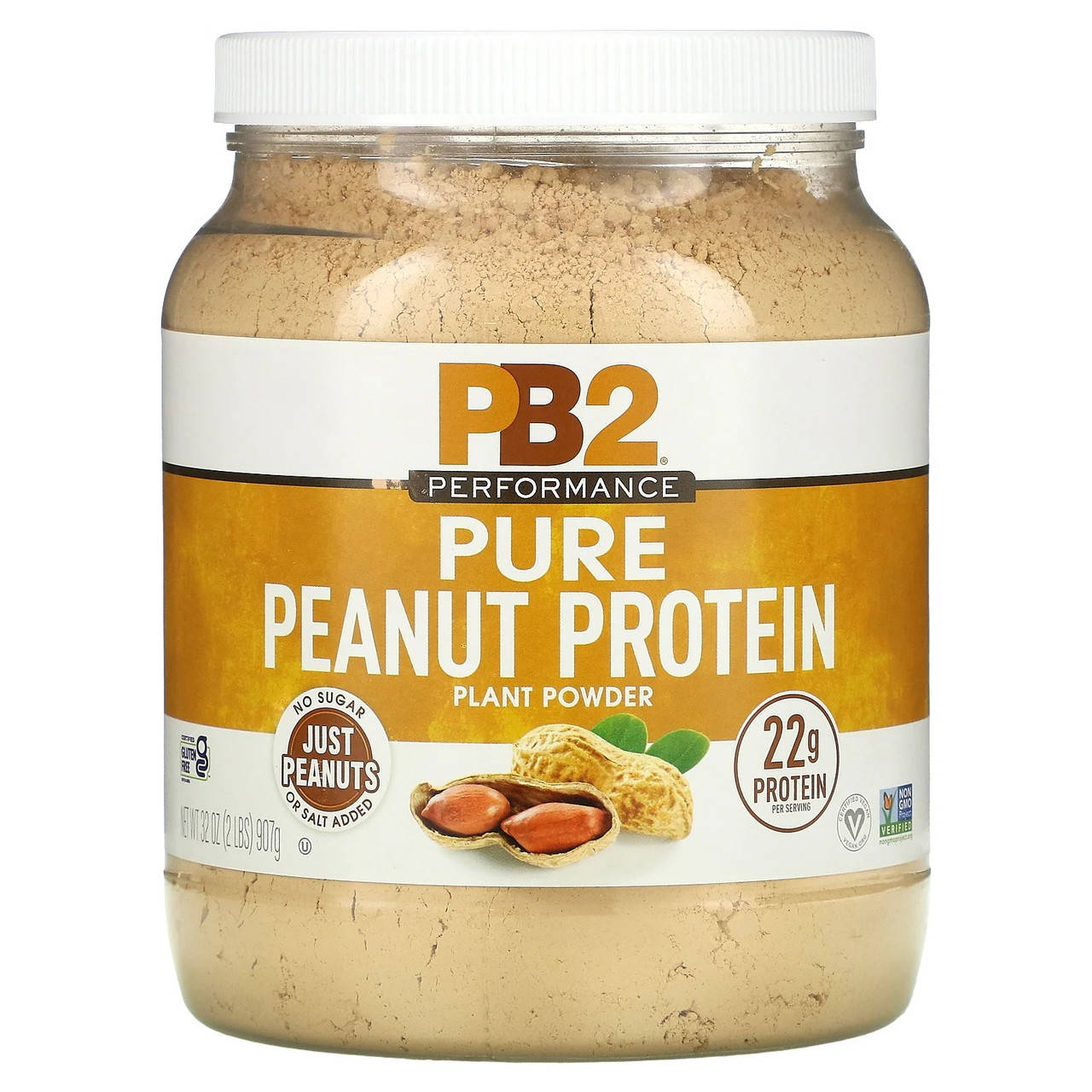 

PB2 Foods, Порошок чистого арахисового протеина, 2 фунта (907 г) - Оригинал