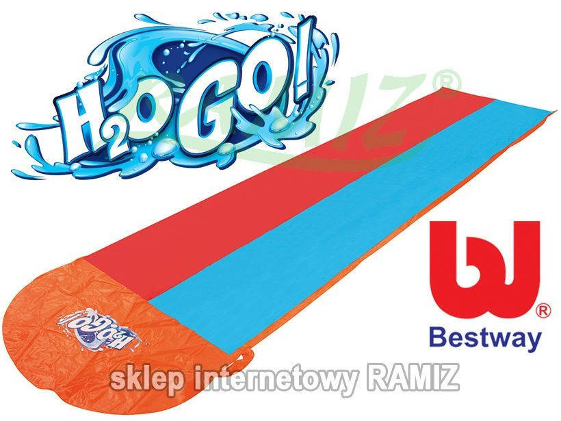 

Детская водная горка Bestway 549 см елі, Красный