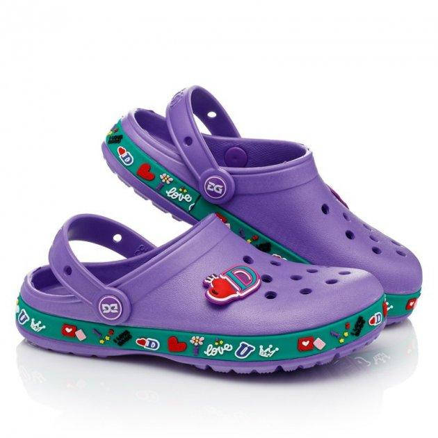 

Детские кроксы Dago , кроксы подросток, сланцы детские фиолетовые 33, Фиолетовый