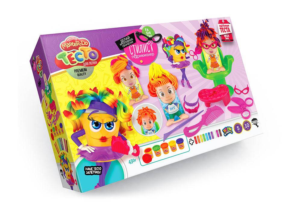 

Набор теста для лепки "Master Do" Парикмахер Danko Toys, Разные цвета