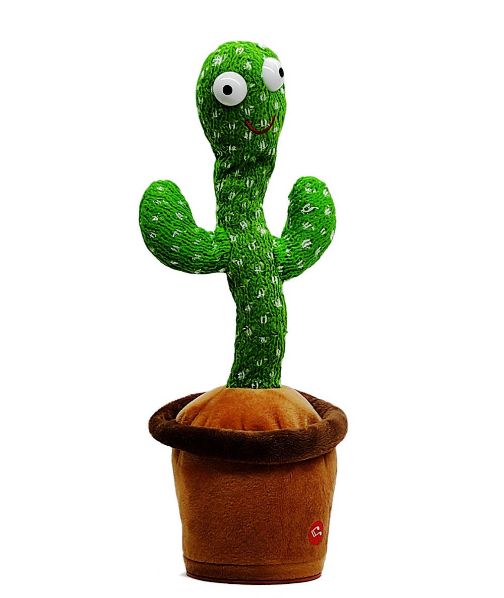

Мягкая игрушка кактус-танцор музыкальный 495885, Зелёный