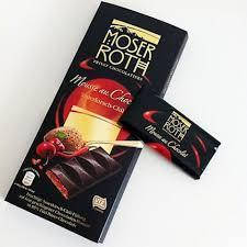 

Шоколад черный Moser Roth Sauerkirisch-Chili 85% какао вишня+перец чили 150г
