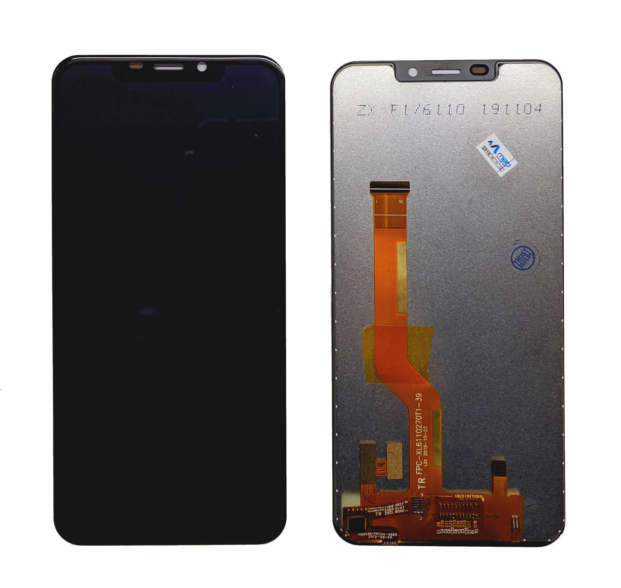 

Дисплейный модуль Oukitel C12 pro тачскрин и экран, Черный