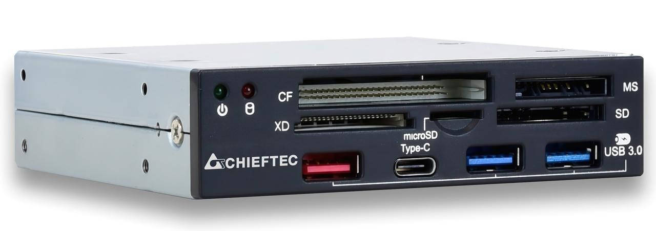 

Кардридер CHIEFTEC для 3.5" отсеков корпусов (CRD-901H)