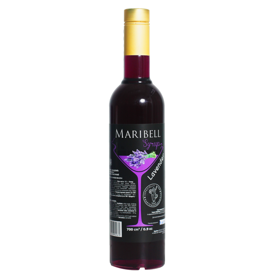 

Сироп коктейльный Maribell Лаванда 700мл