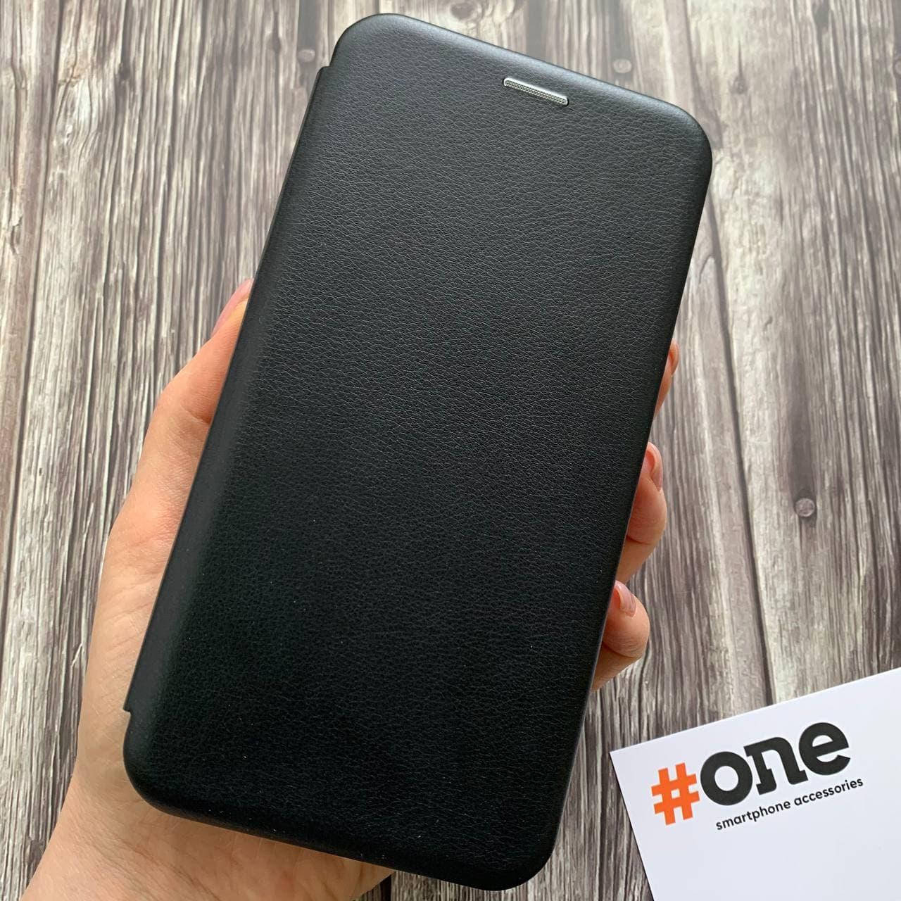 

Чехол книга для Xiaomi Mi A1 Mi 5X с эко кожи с подставкой магнитом книжка на телефон сяоми ми а1 черная STN, Черный