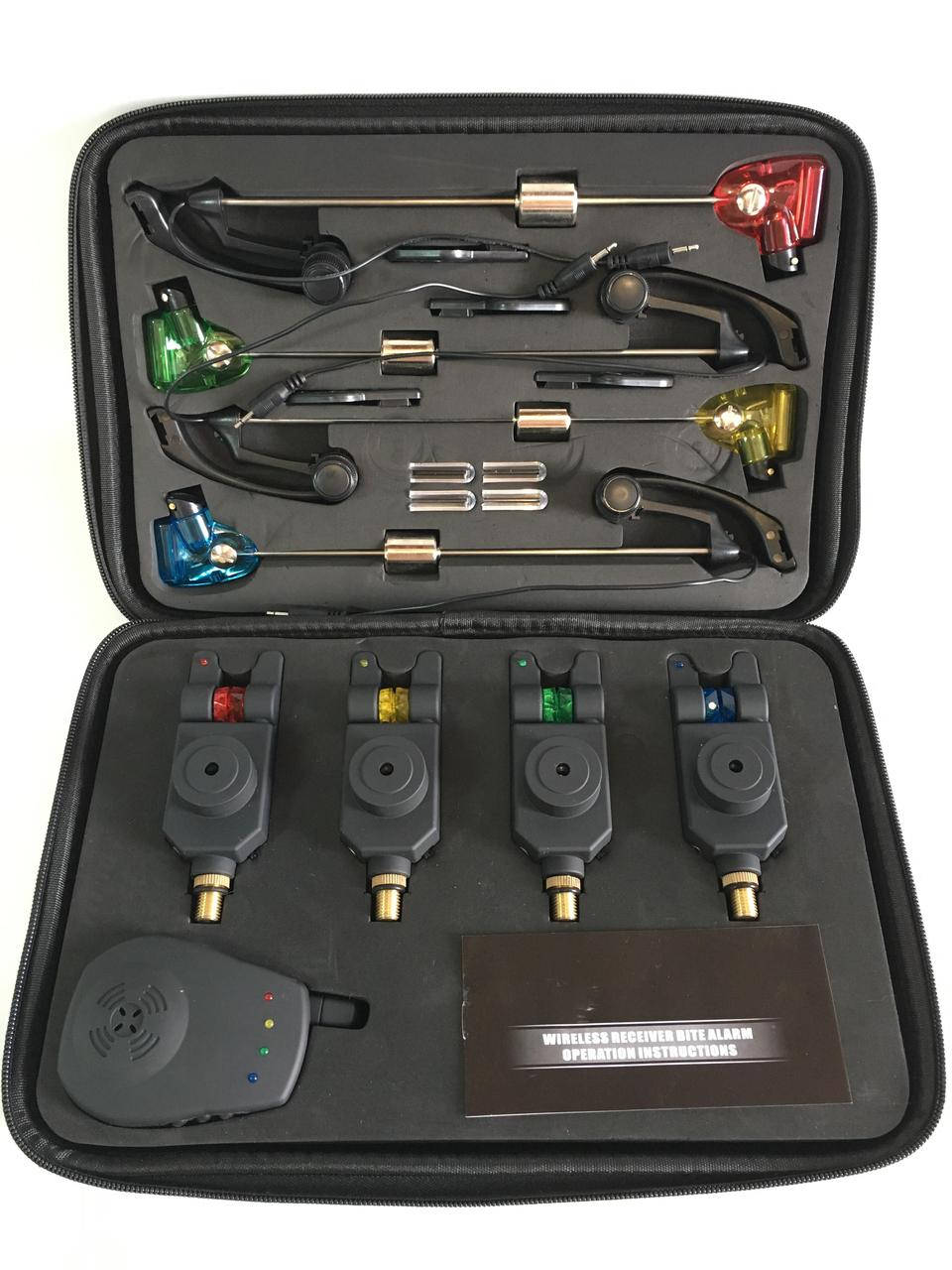 

Карповые сигнализаторы поклевки с свингерами Lixada набор 4+1 Оригинал