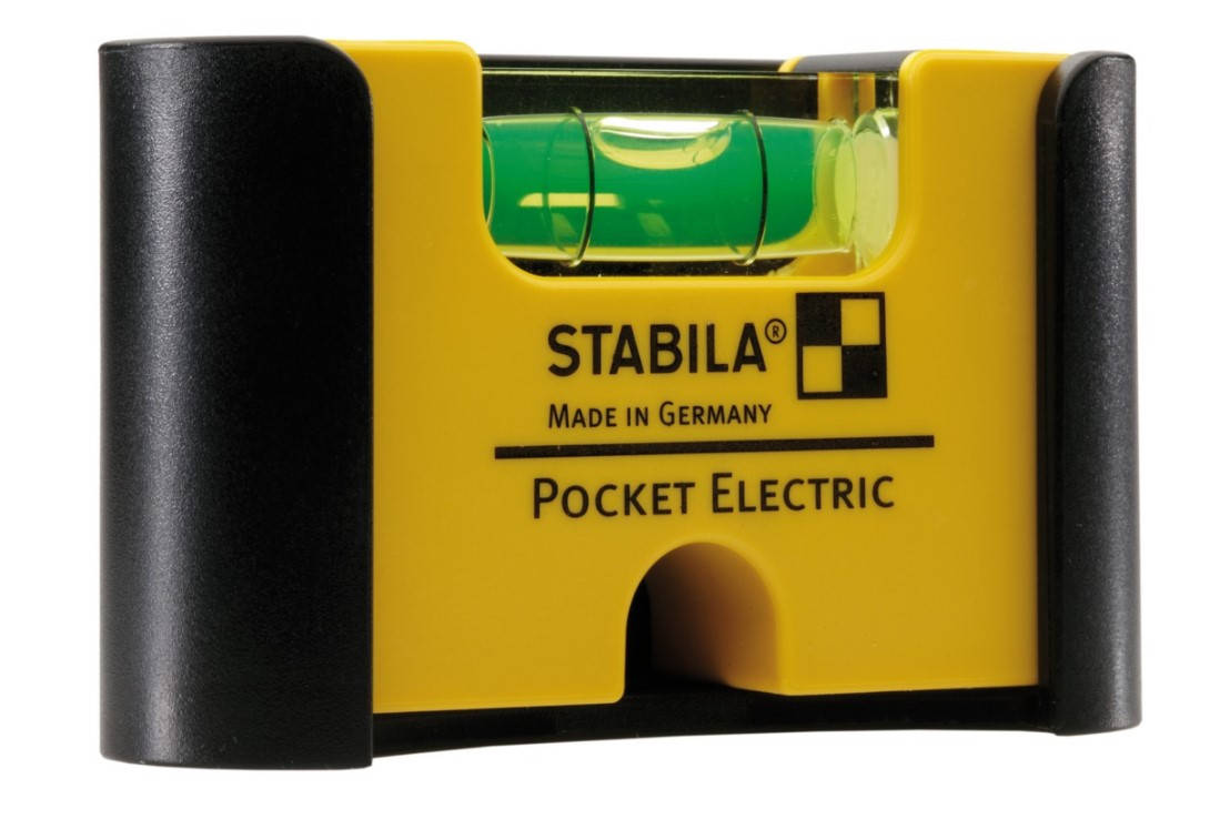 

Пластиковый уровень STABILA Pocket Electric (с креплением к ремню)