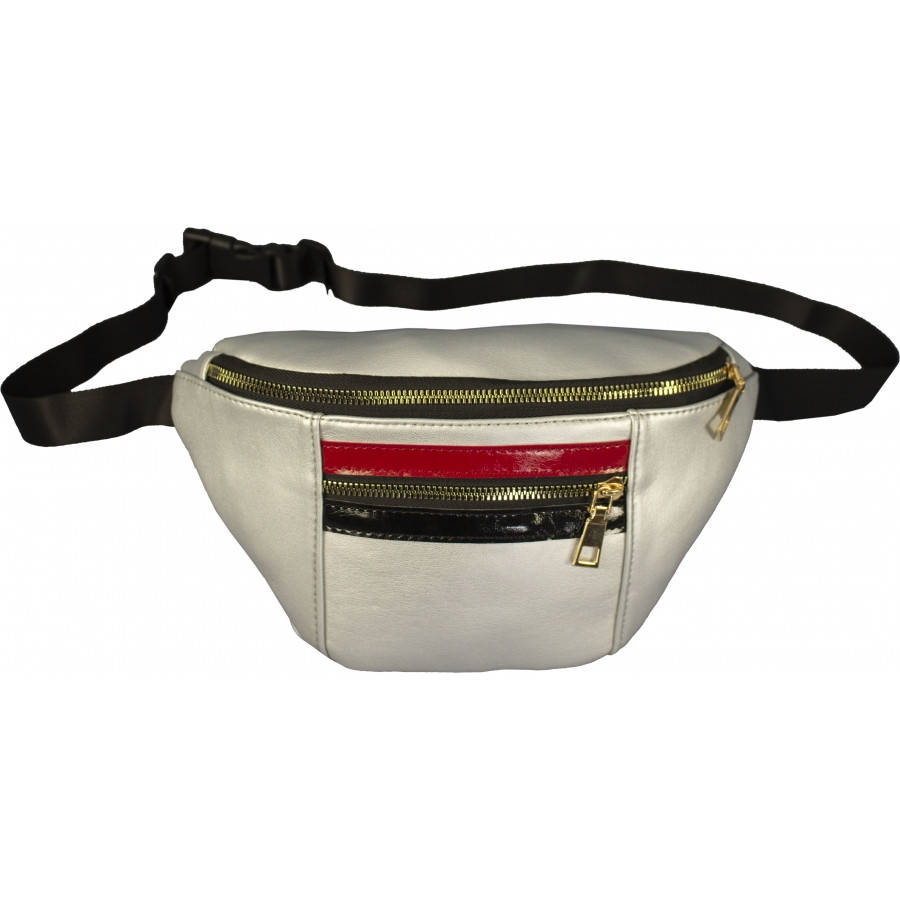 

Сумка поясная (Бананка) №2205 Серебро, Коричневый