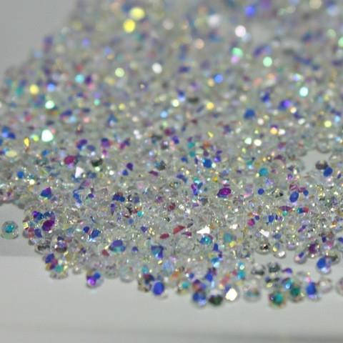 

CRYSTAL PIXIE - ПИКСИ для ногтей AB (хрустальная крошка), 100 шт. в баночке