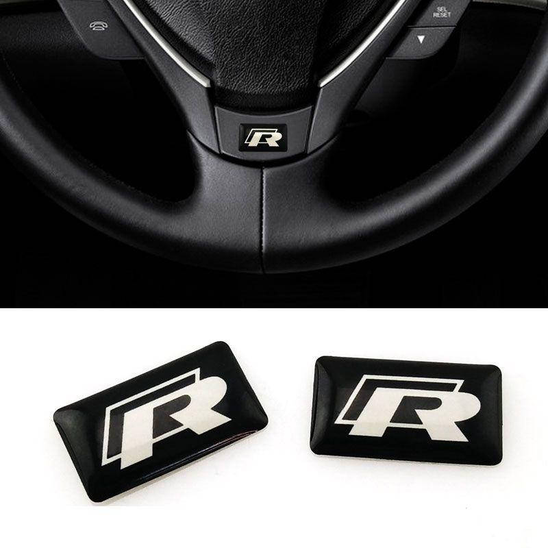

Эмблемы на диски и руль Volkswagen R-line Rline