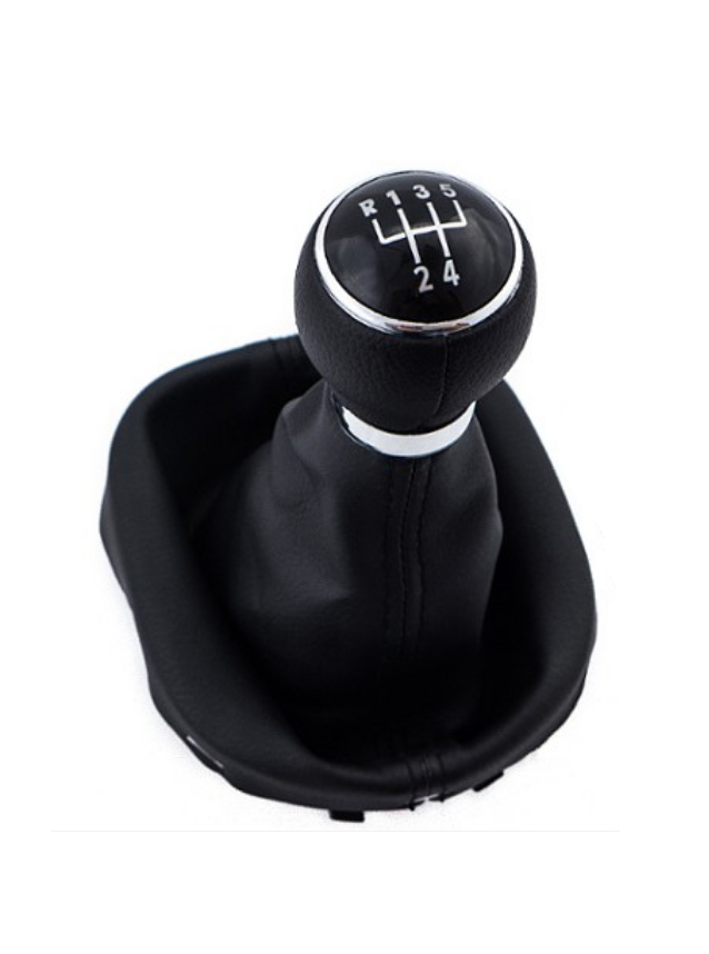 

Ручка кпп с чехлом кулисы 5 ступеней VW Volkswagen Caddy Touran чёрная