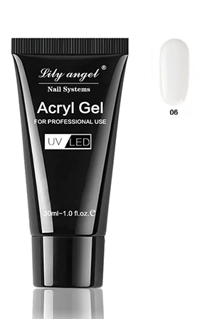 

Акрил-гель Lily Angel №6 (белый), 30мл